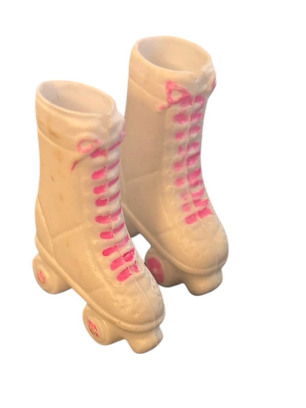 VTG 80’s California Dream Surf N Shop White And Pink Roller Skates Barbie Doll